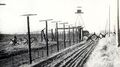 Граница с Австрией, 1950-е годы. Две КСП, Сигнальный забор, «ёжики», вышка