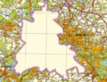 Западный Берлин на карте ГДР 1988 года