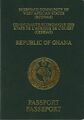 Паспорт Ганы с надписью «Экономическое сообщество Западной Африки»