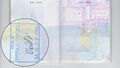 Это не отказ! Надпись 2pass говорит о том, что у владельца два паспорта, и виза стоит во втором.